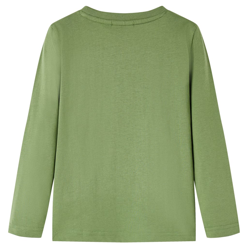 VidaXL Chemise enfant à manches longues 104 kaki clair