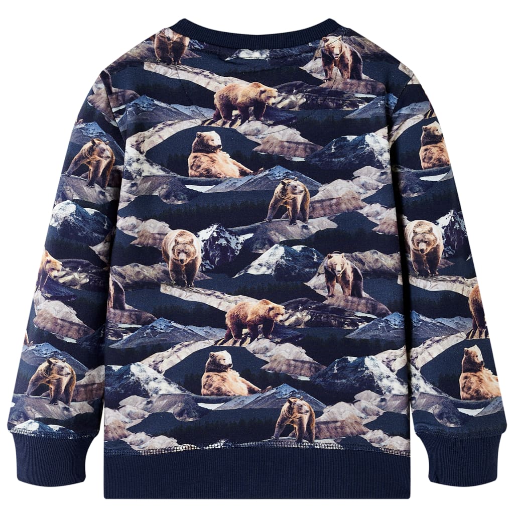 VidaXL Pull enfant 92 bleu marine