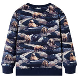 VidaXL Pull enfant 104 bleu marine