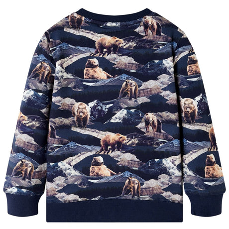 VidaXL Pull enfant 116 bleu marine
