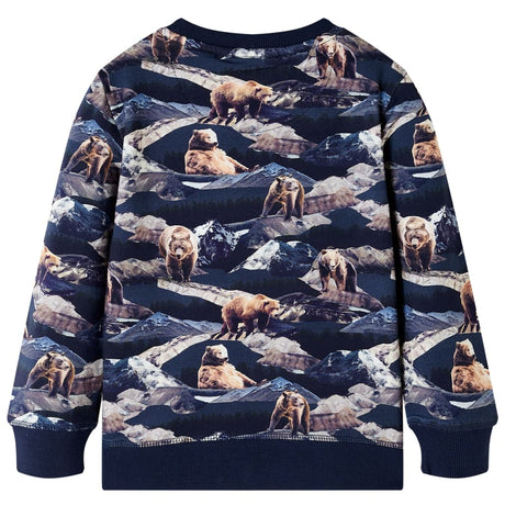 VidaXL Pull enfant 128 bleu marine