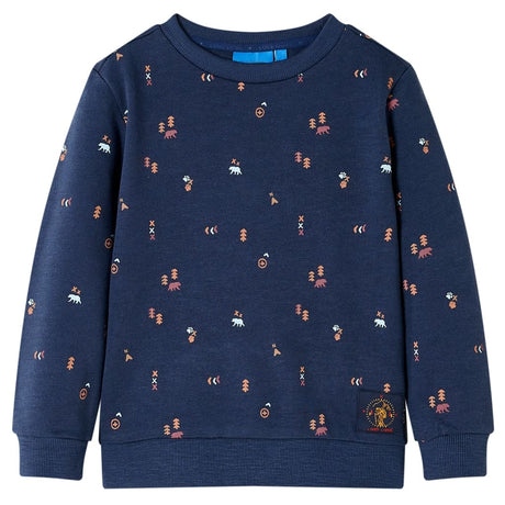 VidaXL Pull enfant 116 bleu marine mixte