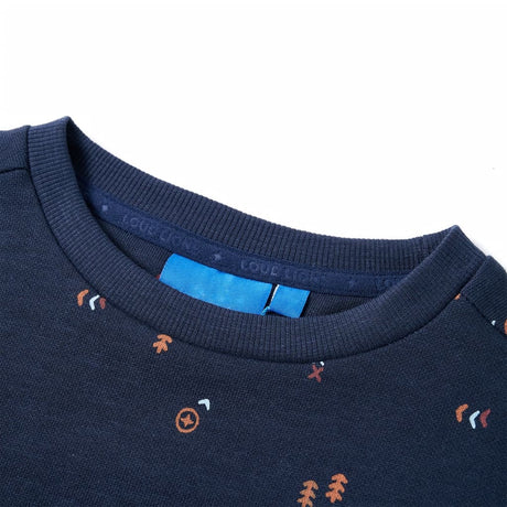 VidaXL Pull enfant 116 bleu marine mixte