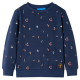 VidaXL Pull enfant 140 bleu marine mixte
