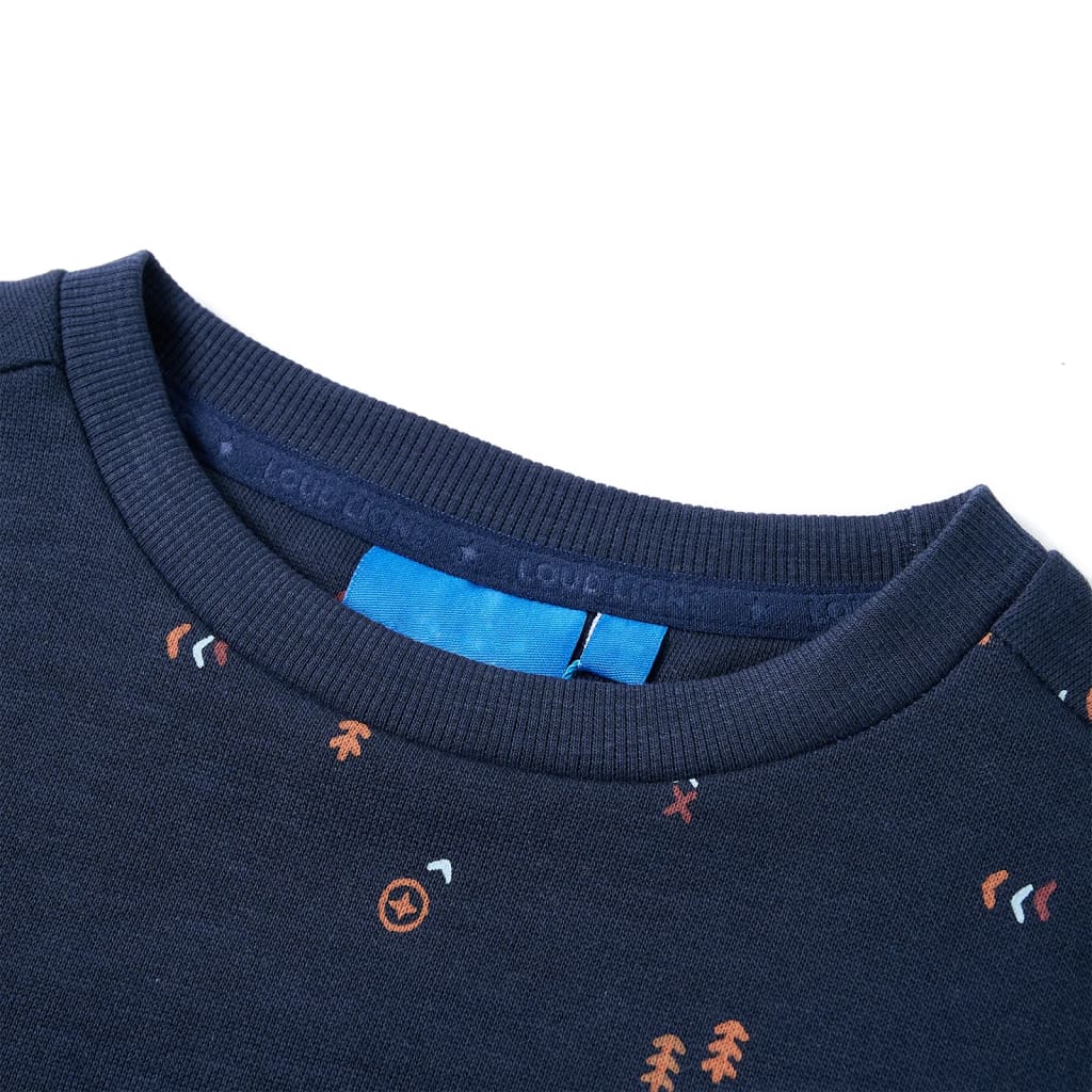 VidaXL Pull enfant 140 bleu marine mixte