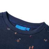 VidaXL Pull enfant 140 bleu marine mixte