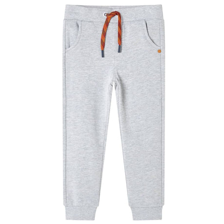 VidaXL Pantalon de survêtement pour enfants 92 gris mélangé