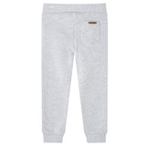 VidaXL Pantalon de survêtement pour enfants 92 gris mélangé