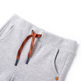 VidaXL Pantalon de survêtement pour enfants 92 gris mélangé