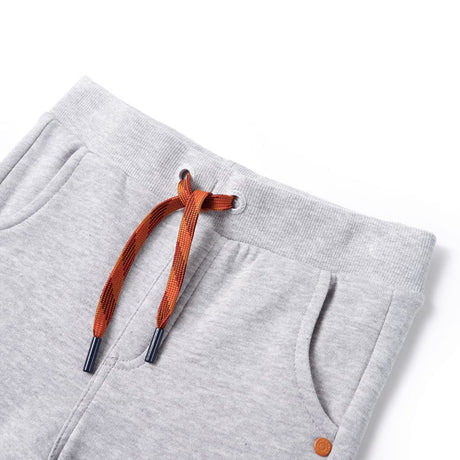 VidaXL Pantalon de survêtement pour enfants 92 gris mélangé
