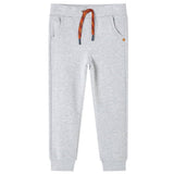 VidaXL Pantalon de survêtement pour enfants 104 gris mélangé