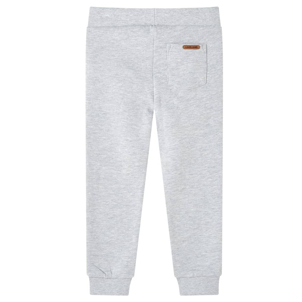 VidaXL Pantalon de survêtement pour enfants 104 gris mélangé