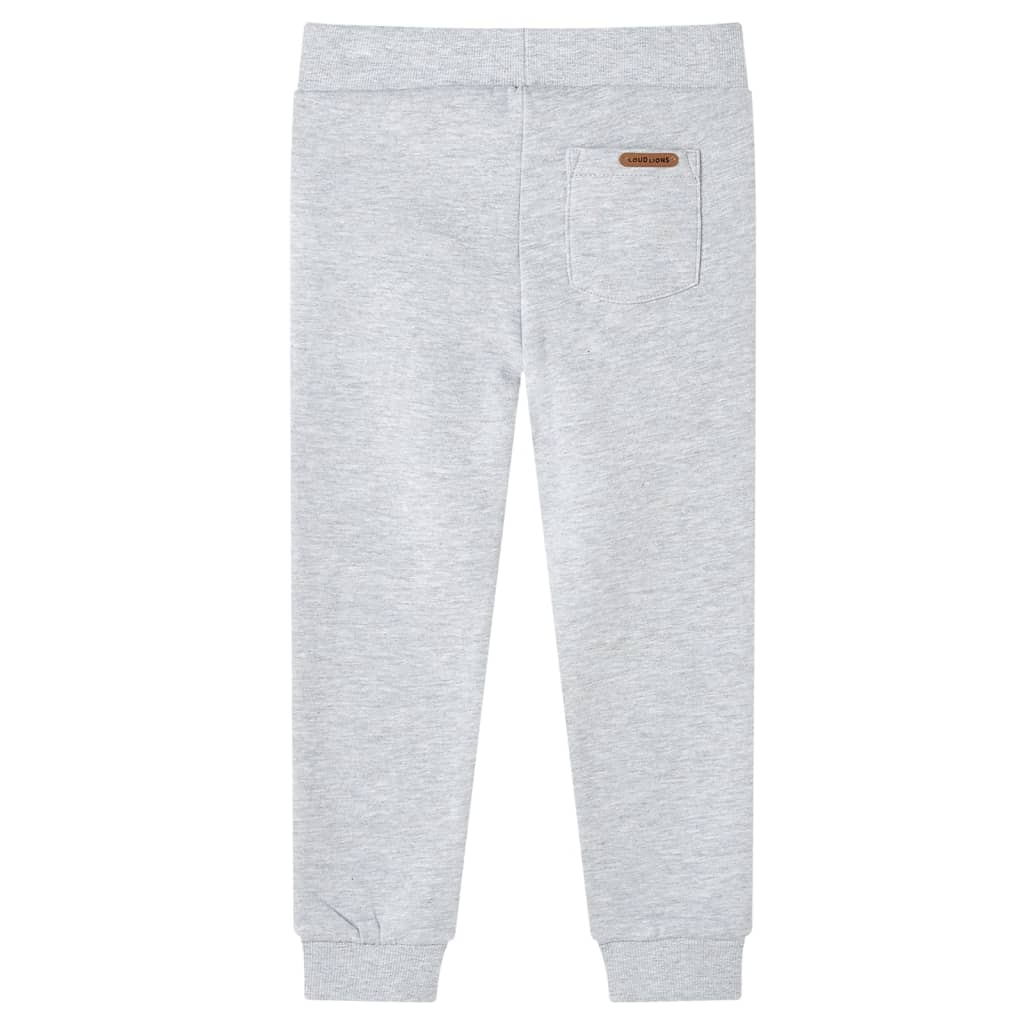 VidaXL pantalon de survêtement pour enfants 116 gris mélangé