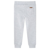 VidaXL pantalon de survêtement pour enfants 116 gris mélangé