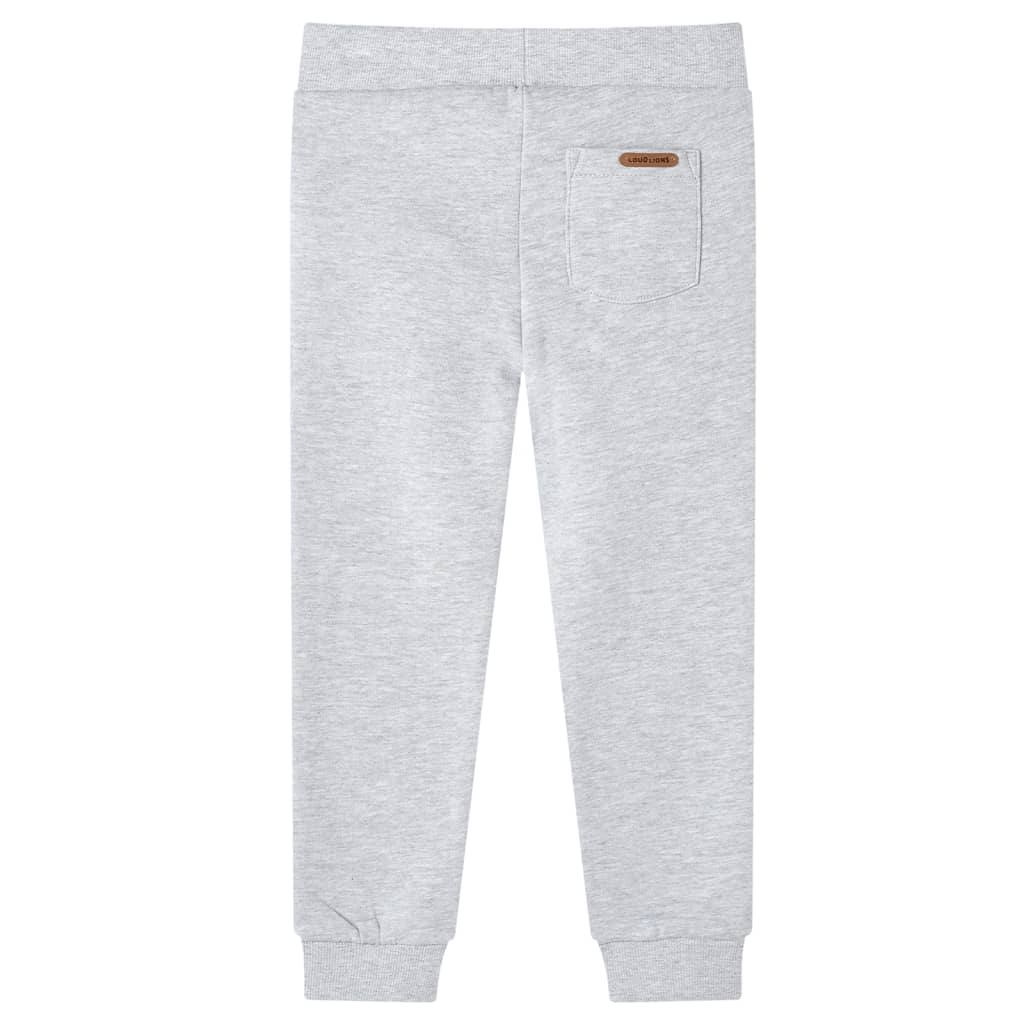 VidaXL Pantalon de survêtement pour enfants 128 gris mélangé