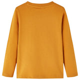 VidaXL Chemise enfant à manches longues 92 ocre foncé