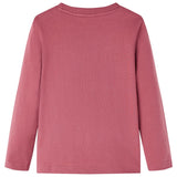 VidaXL Chemise enfant à manches longues 104 rouge foncé