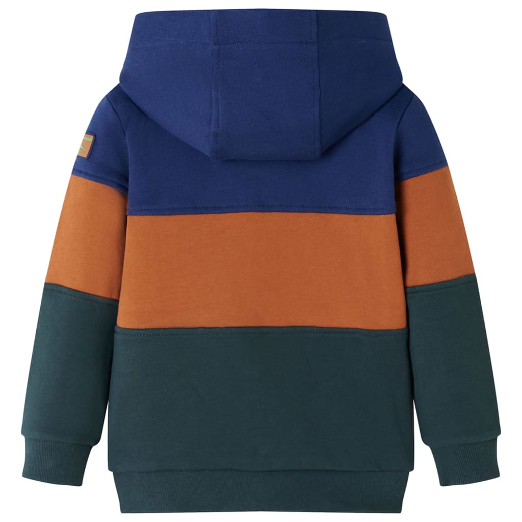 VidaXL Cardigan enfant avec capuche et fermeture éclair 116