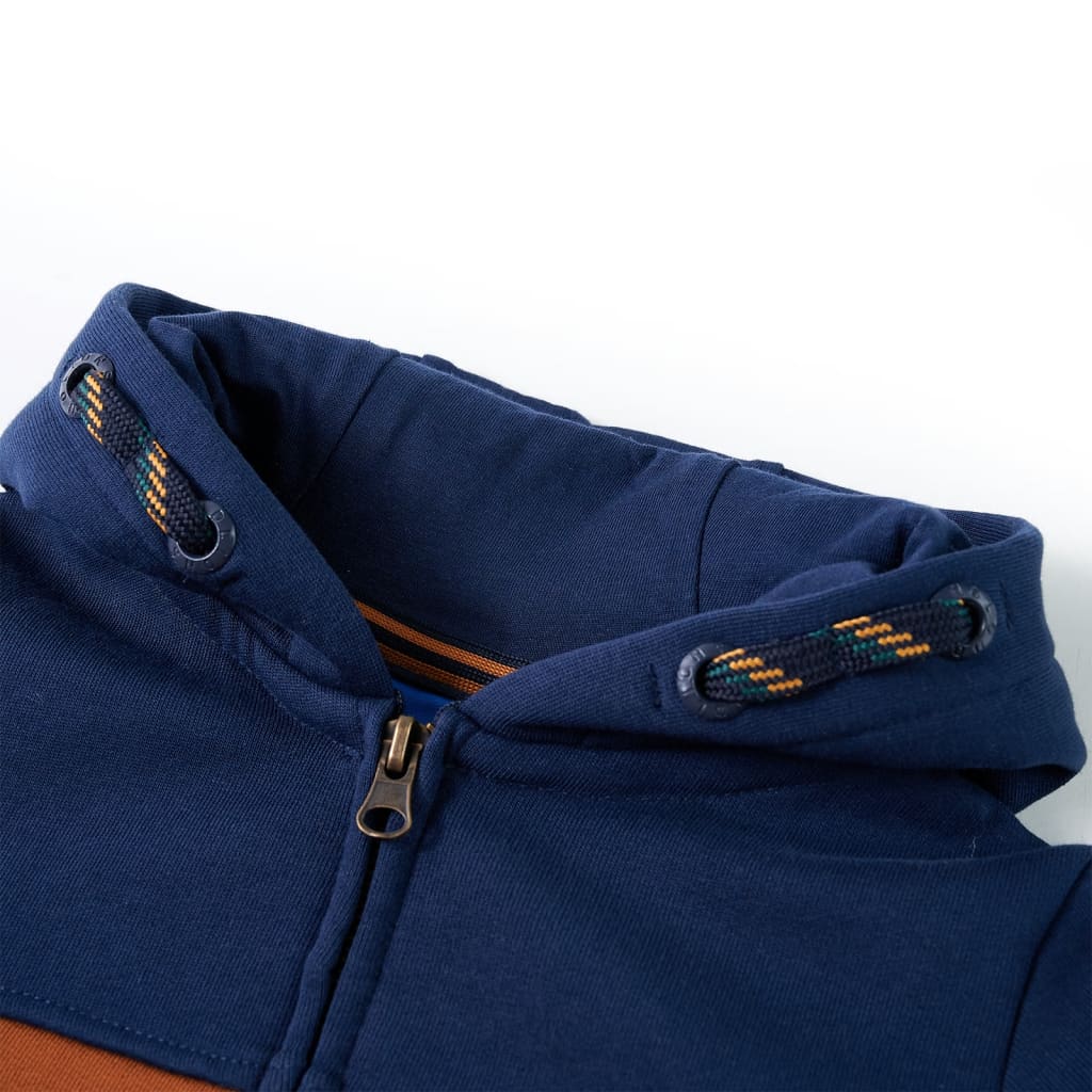 VidaXL Cardigan enfant avec capuche et fermeture éclair 116