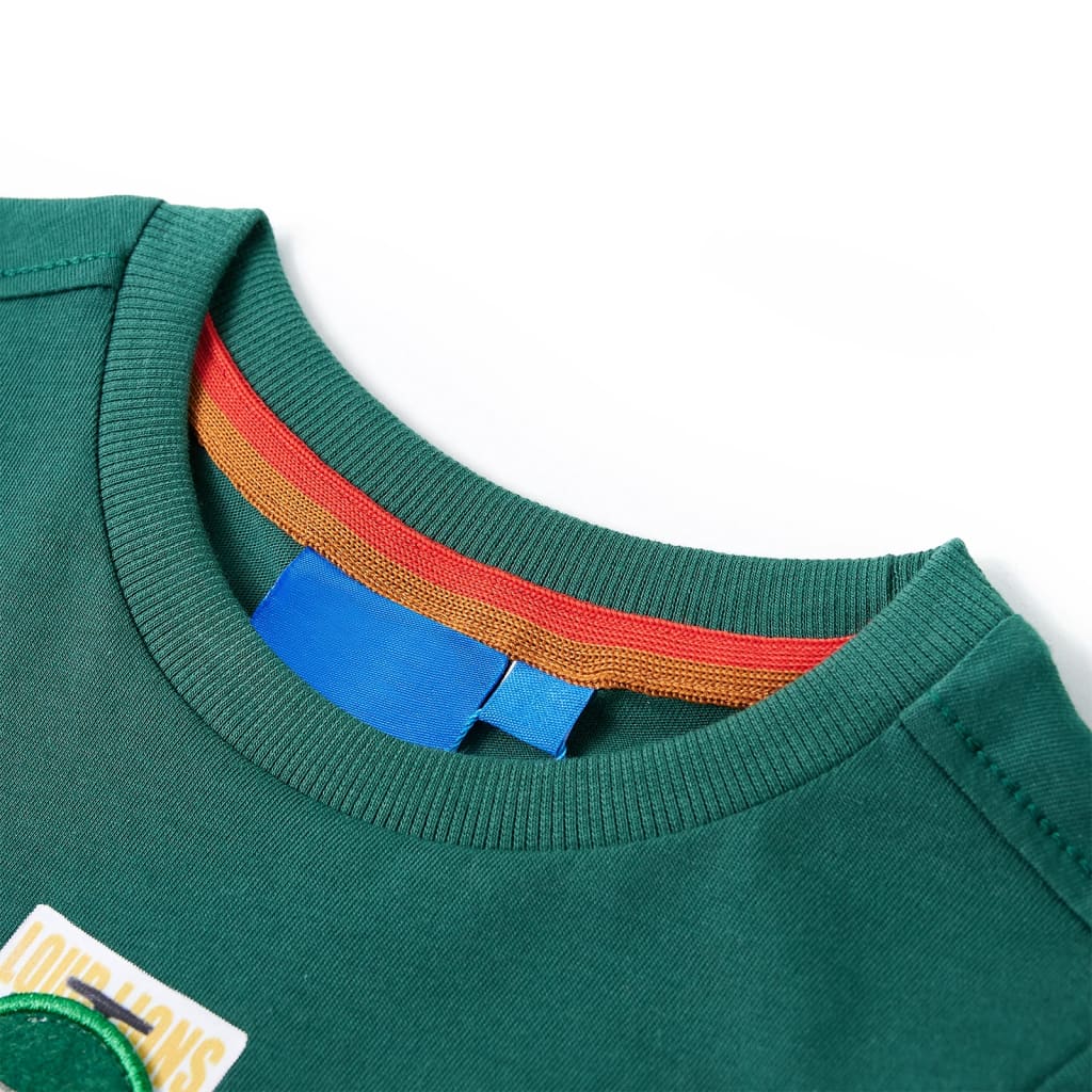 VidaXL Chemise enfant à manches longues 92 vert