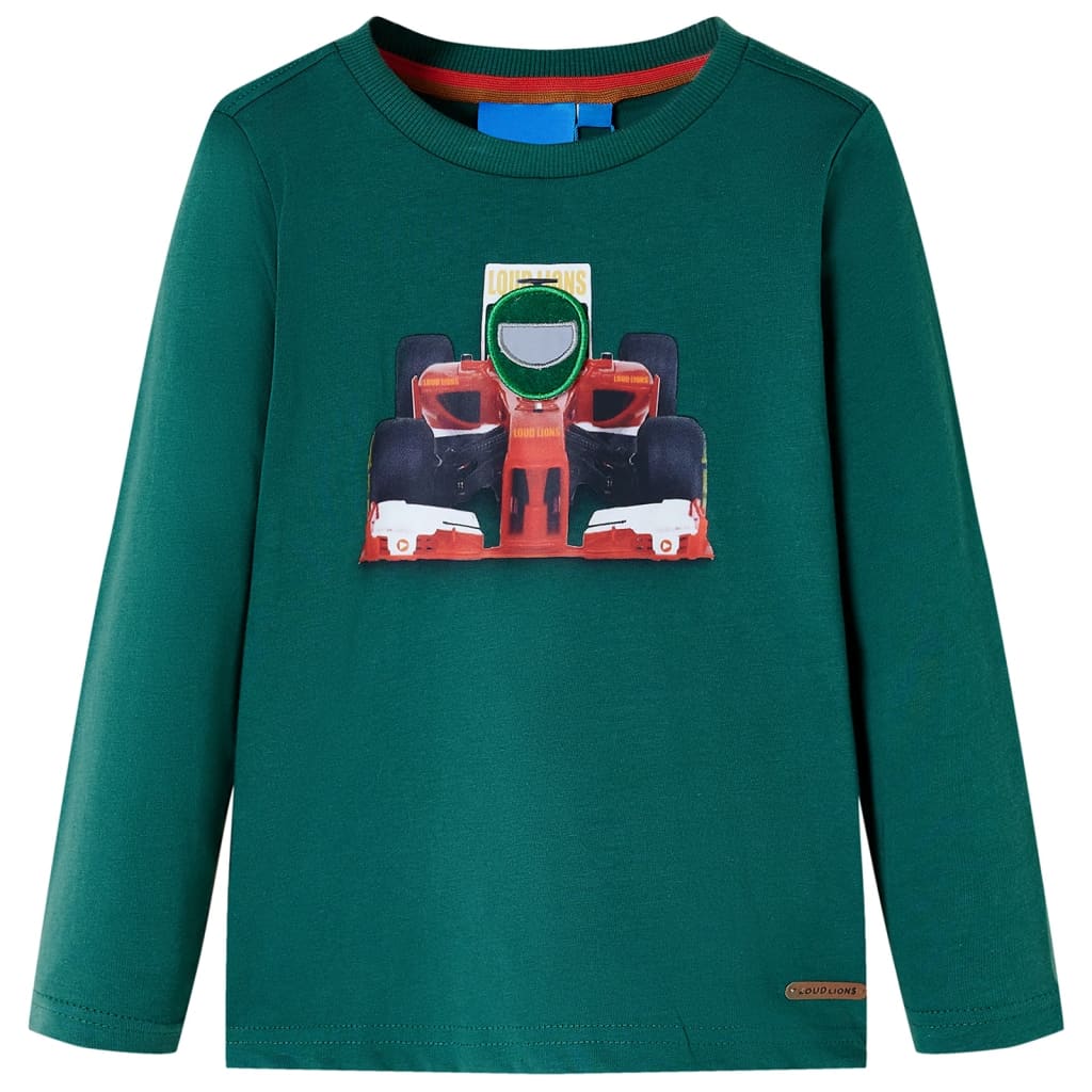 VidaXL Chemise enfant à manches longues 104 vert