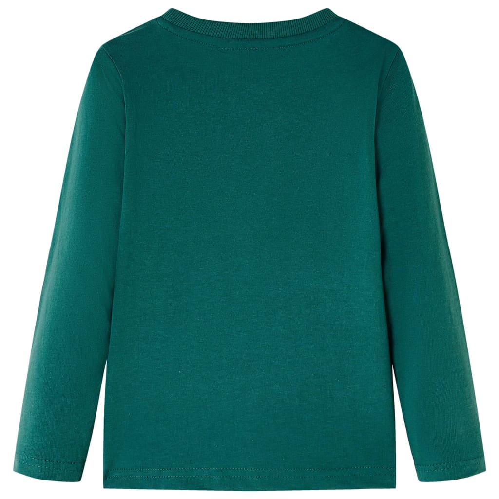 VidaXL Chemise enfant à manches longues 128 vert