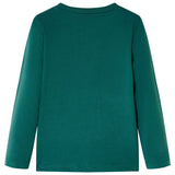 VidaXL Chemise enfant à manches longues 140 vert