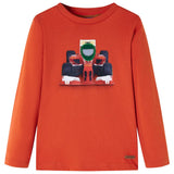 VidaXL Chemise enfant à manches longues 92 orange