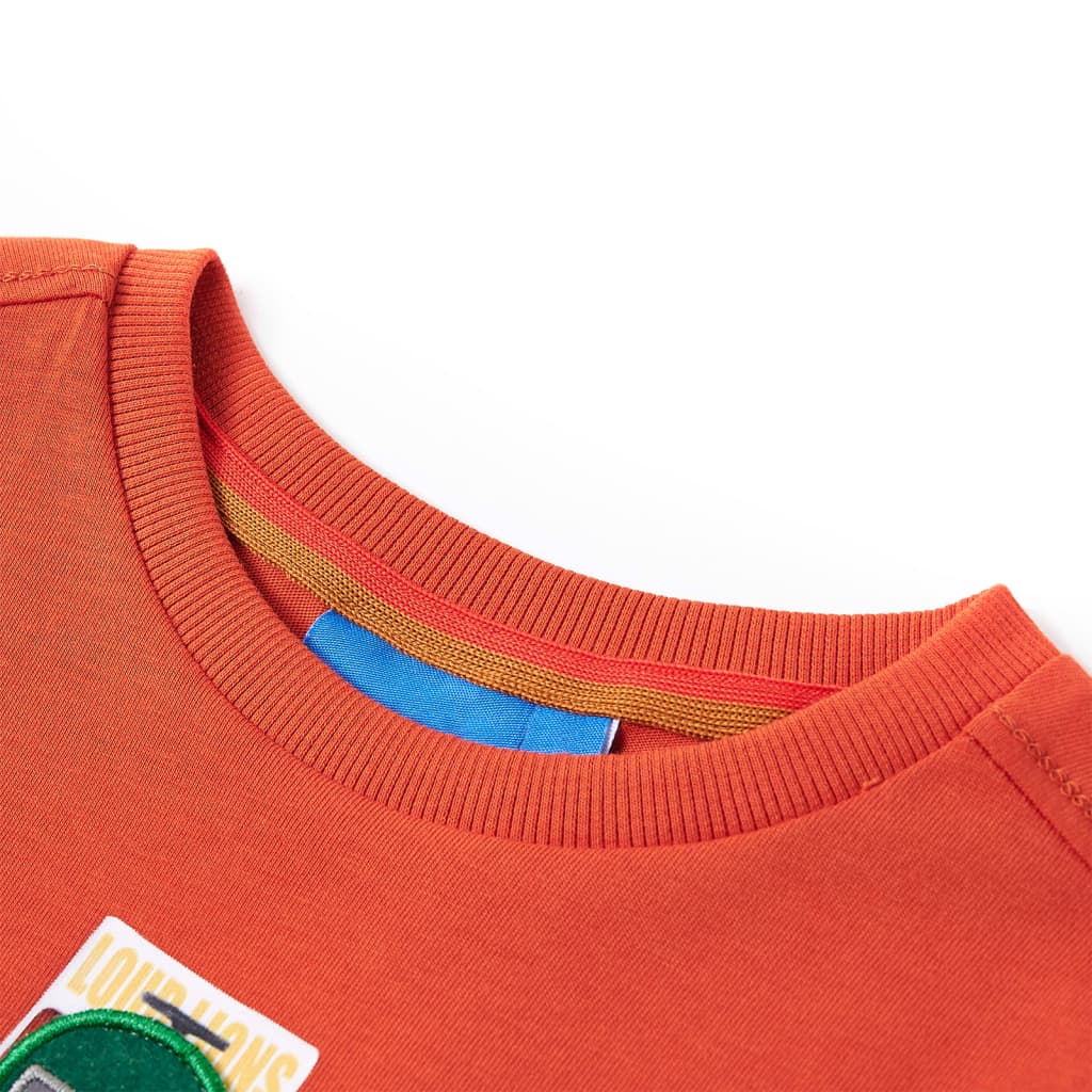 VidaXL Chemise enfant à manches longues 104 orange