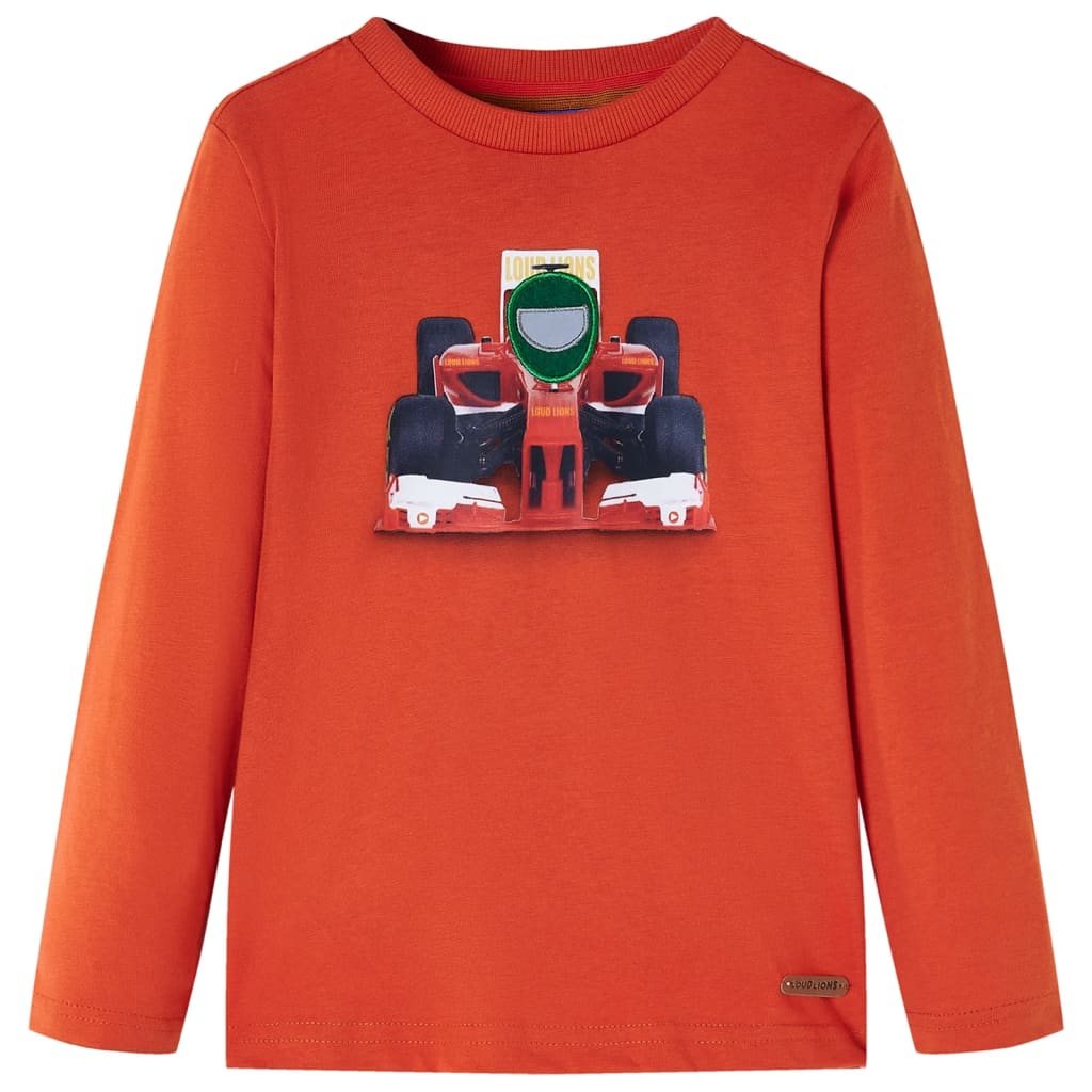 VidaXL Chemise enfant à manches longues 116 orange