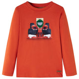 VidaXL Chemise enfant à manches longues 116 orange