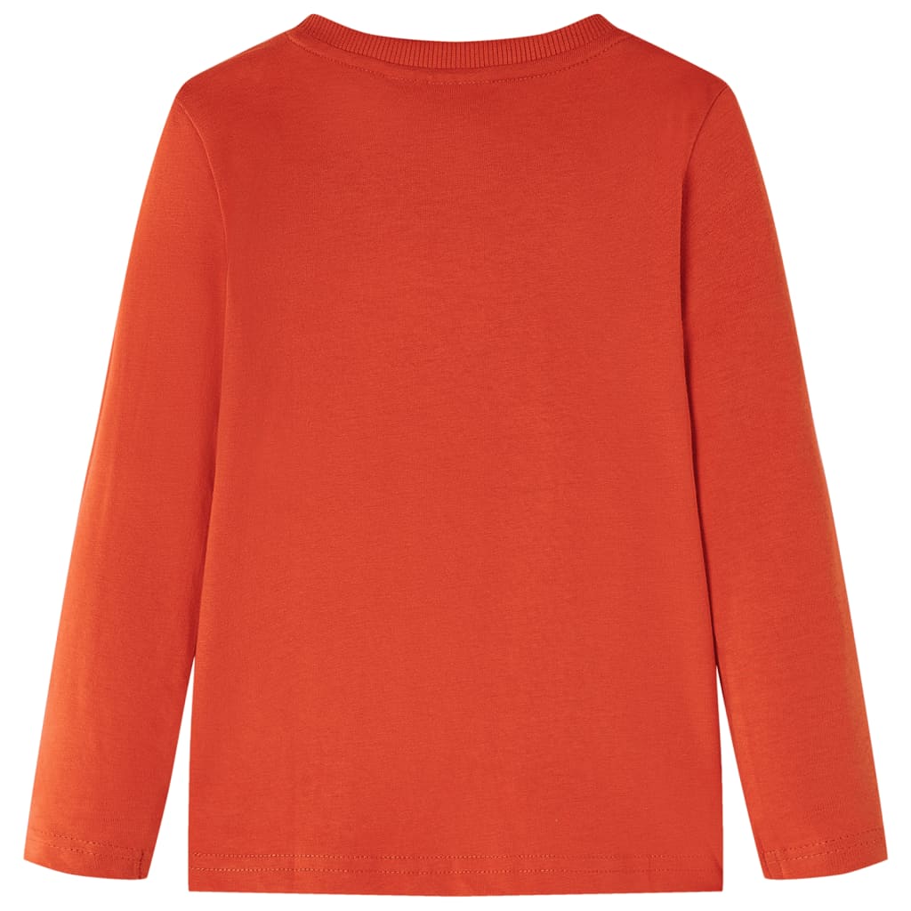 VidaXL Chemise enfant à manches longues 140 orange