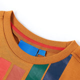 VidaXL Chemise enfant à manches longues 128 ocre foncé