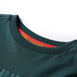 VidaXL Chemise enfant à manches longues 92 vert foncé