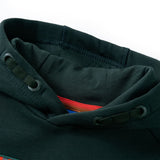 VidaXL Pull enfant à capuche 116 vert foncé