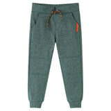 VidaXL Pantalon de survêtement pour enfants 104 vert foncé