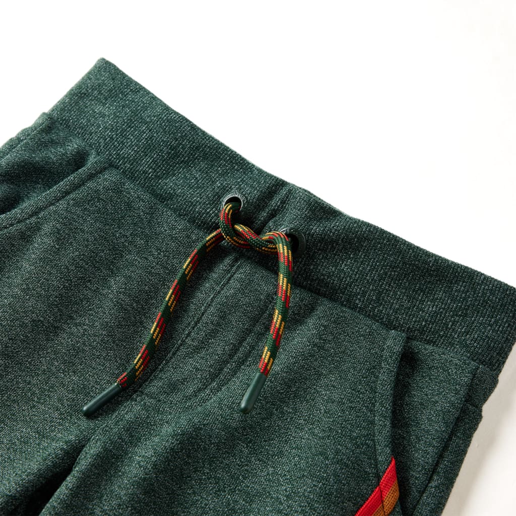 VidaXL Pantalon de survêtement pour enfants 104 vert foncé