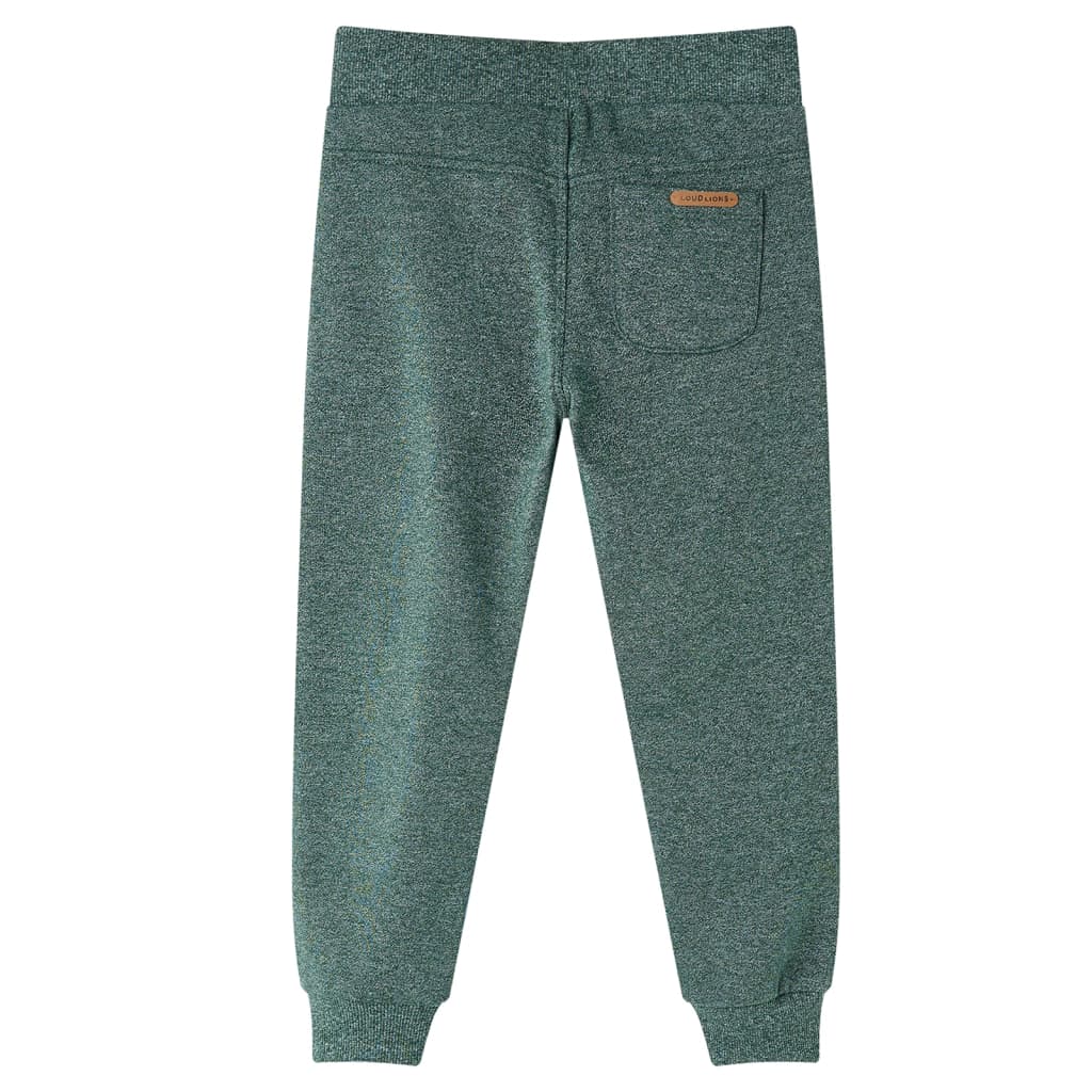 VidaXL Pantalon de survêtement pour enfants 128 vert foncé