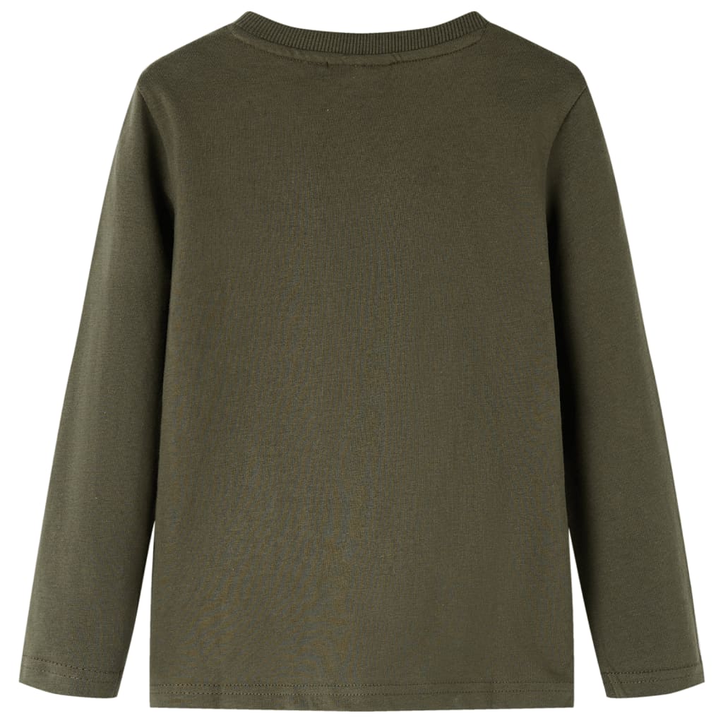 VidaXL Chemise enfant à manches longues 104 kaki