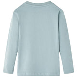 VidaXL Chemise enfant à manches longues 116 bleu clair