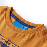 VidaXL Chemise enfant à manches longues 104 ocre foncé