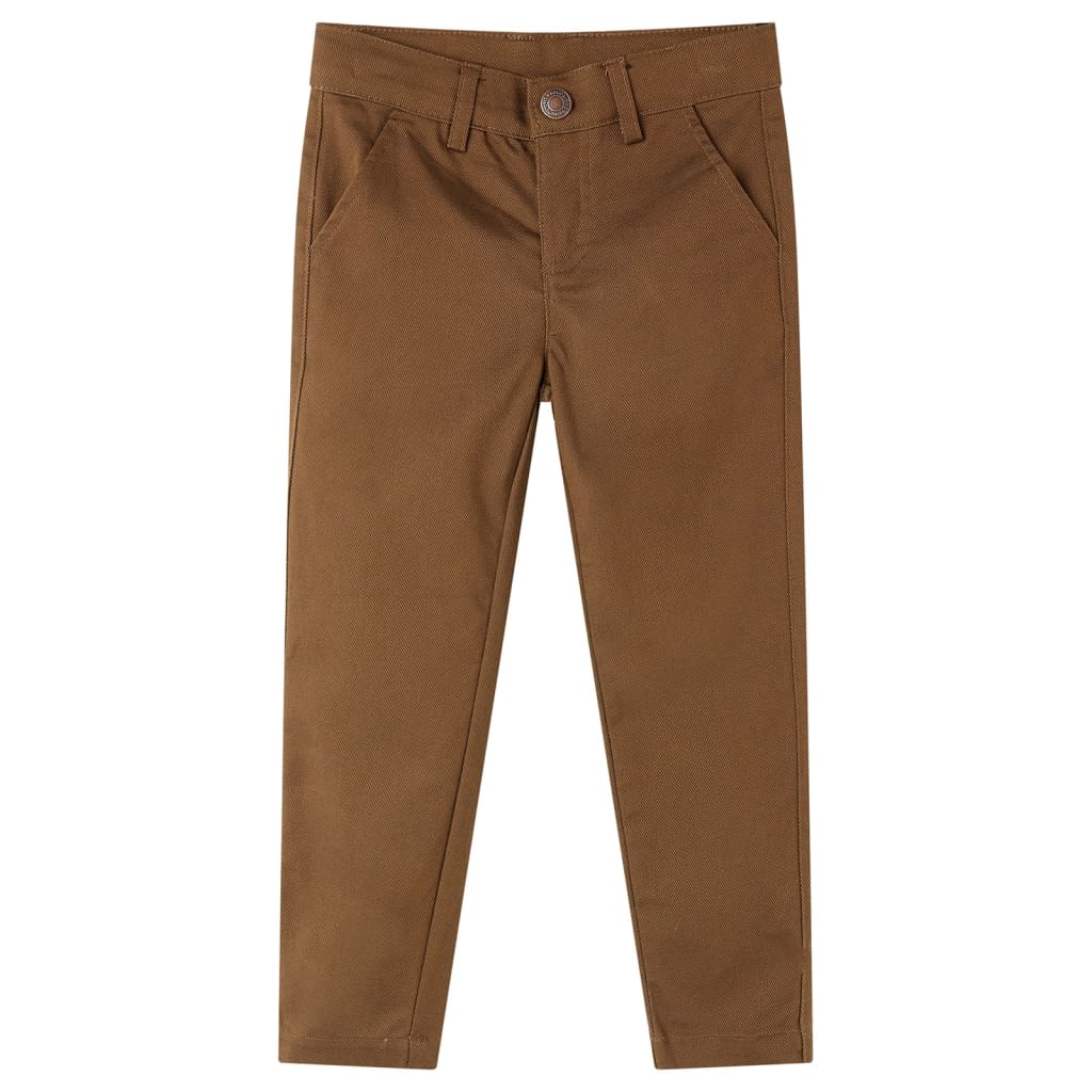 VidaXL Pantalon enfant 92 couleur cognac