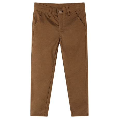 VidaXL Pantalon enfant 104 couleur cognac