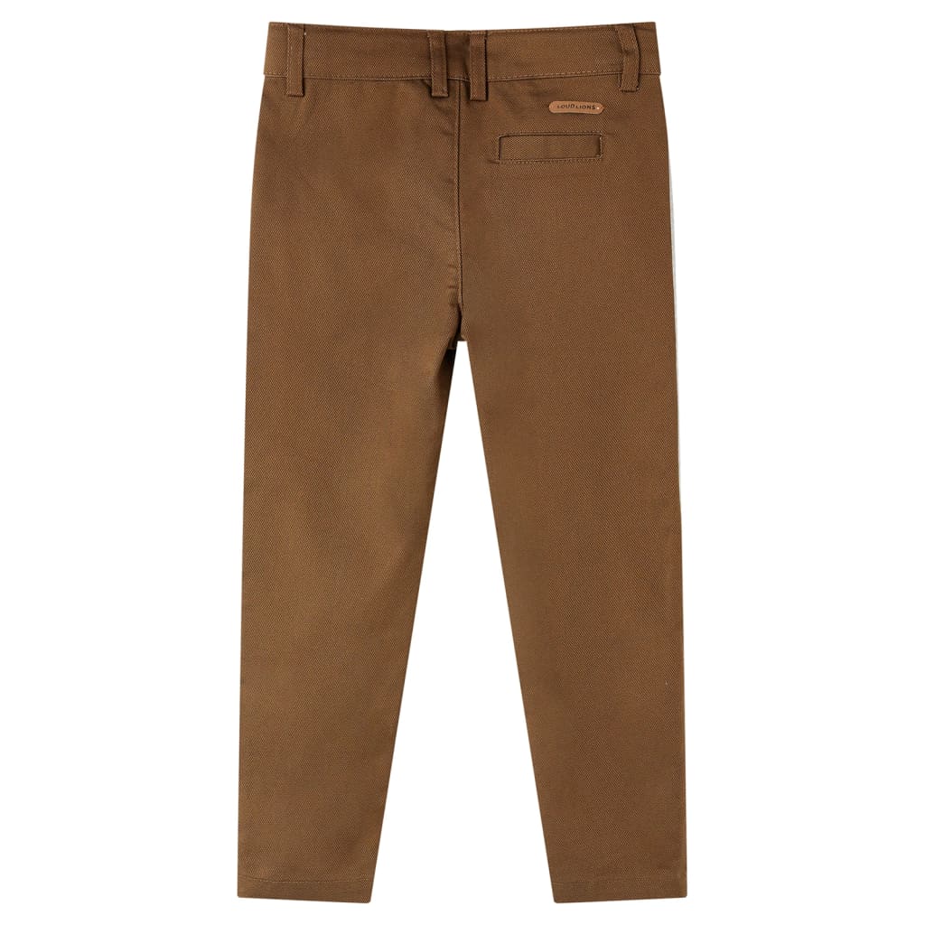 VidaXL Pantalon enfant 116 couleur cognac