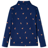 VidaXL Chemise enfant 92 bleu marine