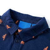 VidaXL Chemise enfant 140 bleu marine