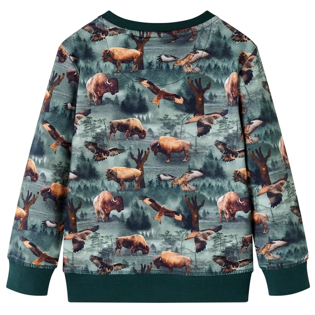 VidaXL Pull enfant 92 vert foncé