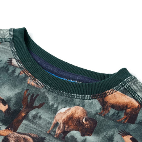 VidaXL Pull enfant 140 vert foncé