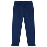 VidaXL Pantalon enfant avec cordon de serrage 104 bleu marine