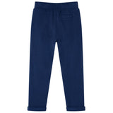 VidaXL Pantalon enfant avec cordon de serrage 116 bleu marine